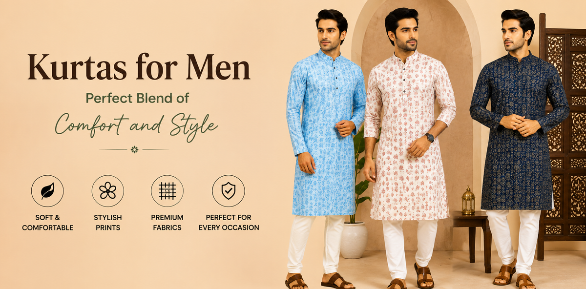 Printed Kurtas for Men: Add Style to Your Everyday Look