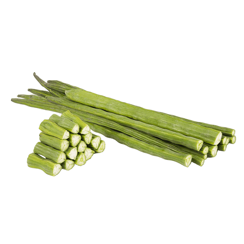 200 g frische Sajjan-Ki-Phalli-Schoten (Moringa-Schoten)
