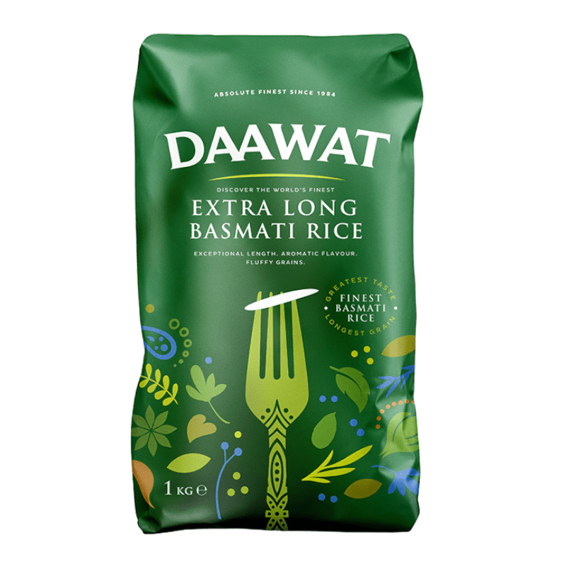 Daawat – 1 kg Basmatireis, extra lang