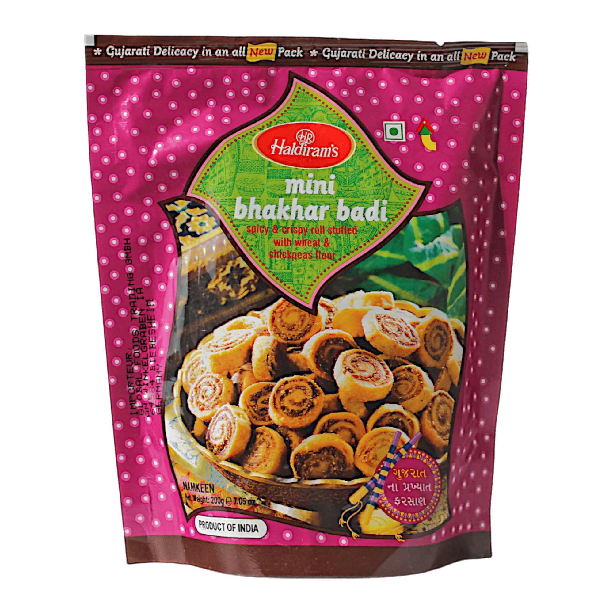 Haldiram's - 200g Bhakhar Badi Mini Rolls