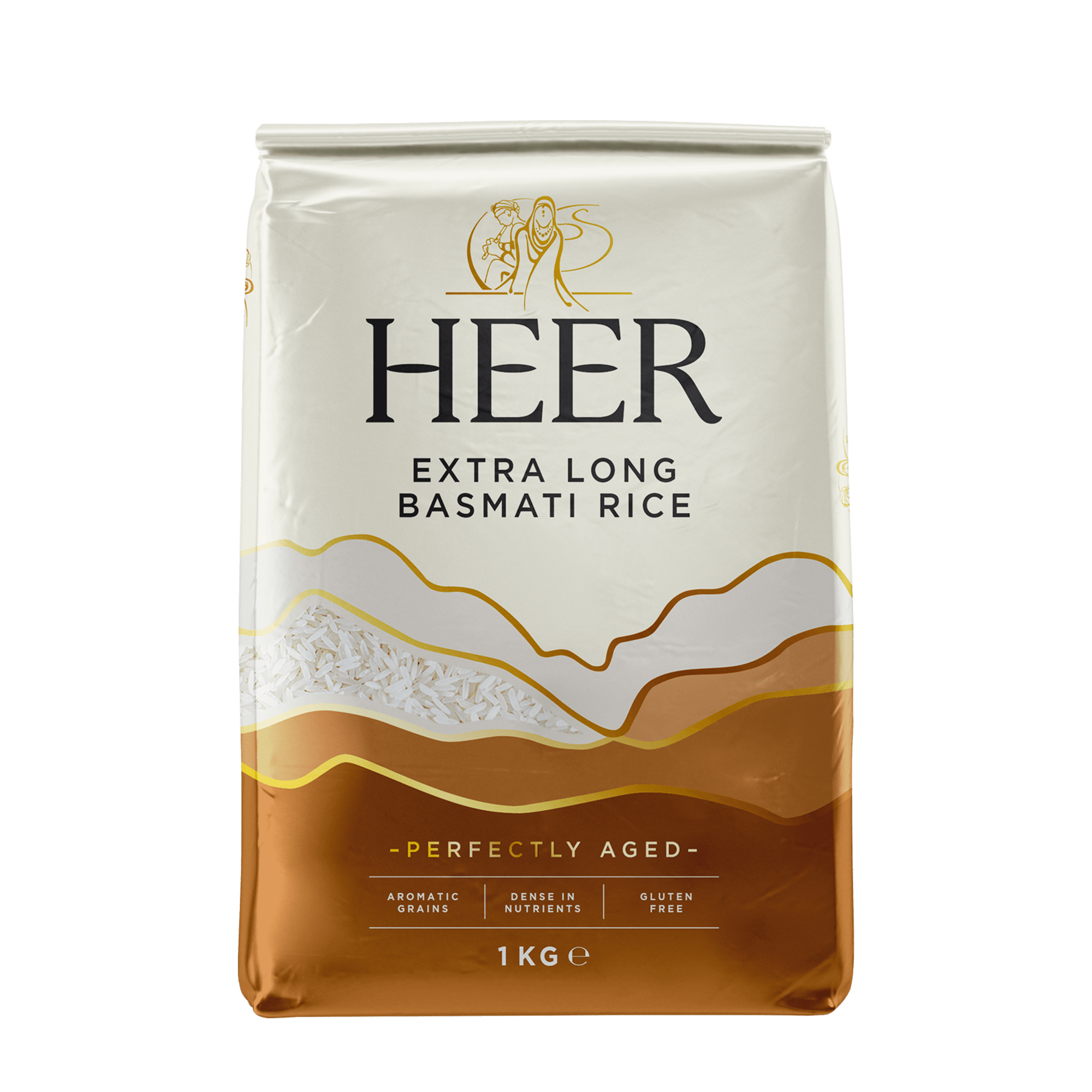 Heer - 1kg Superior Basmati Reis Extra Lang