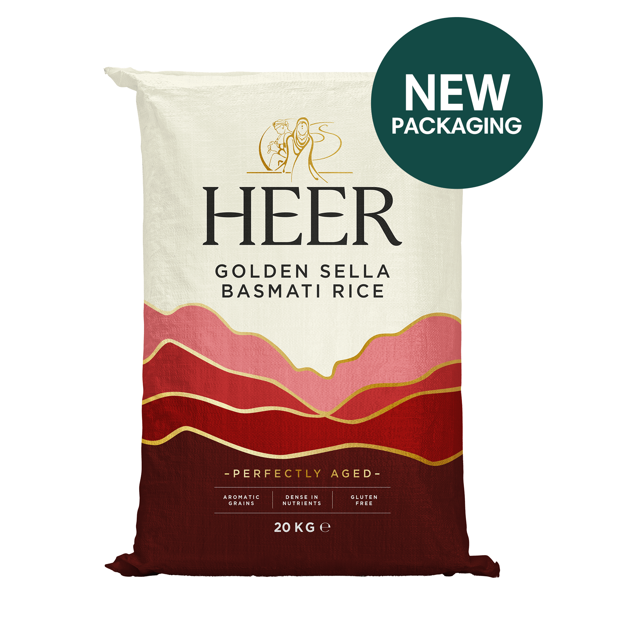 Heer - 20kg Golden Sella Basmati Rice Parboiled