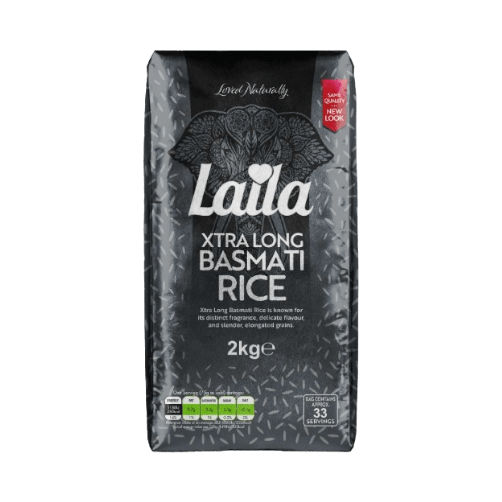 Laila - 2kg Basmati Reis Extra Lang