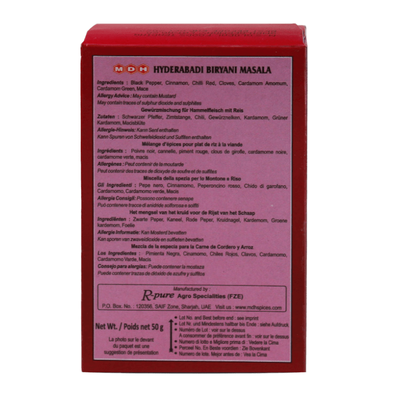 MDH – 50 g Hyderabadi-Biryani-Masala