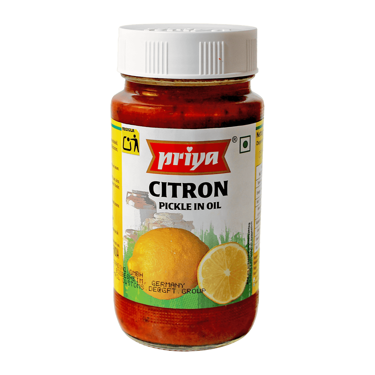 Priya – 300 g Zitronen-Pickles in Öl
