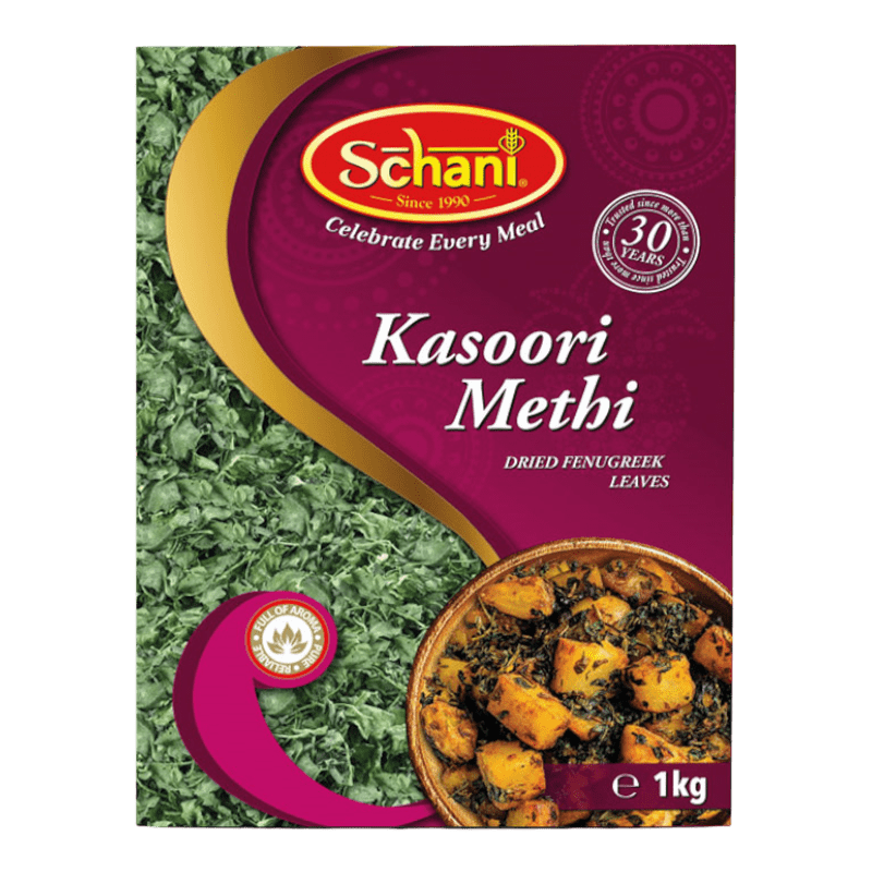 Schani – 100 g getrocknete Bockshornkleeblätter (Kasuri Methi)