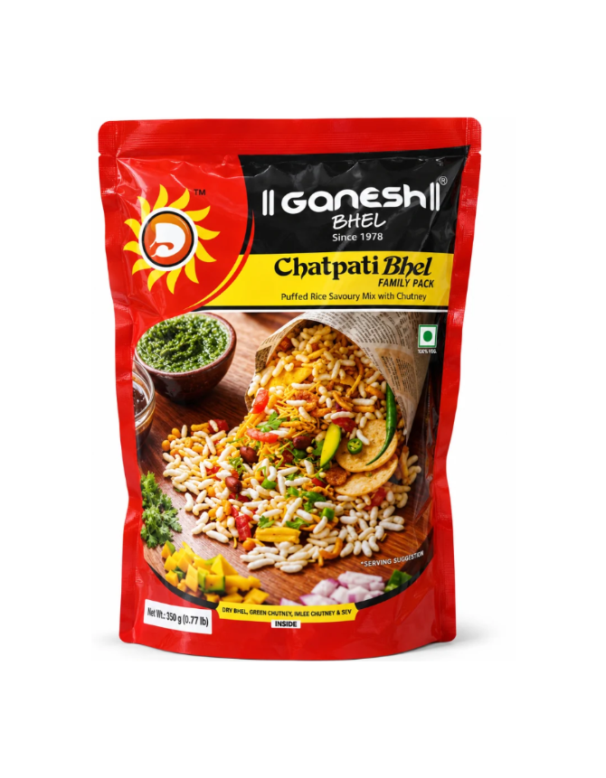 Ganesh Chatpati Bhel Family Pack 350gm