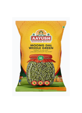 Aayush - 1Kg Moong Dal Whole Green