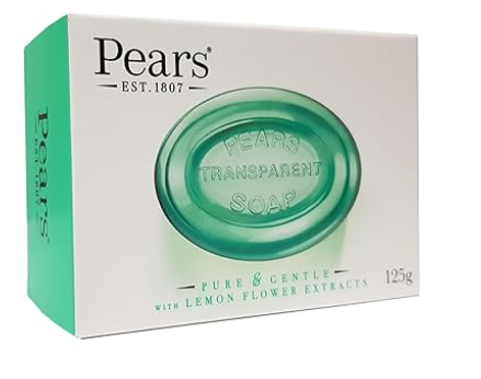 Pears - 125g Lemon Oil Clear Soap