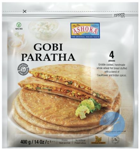 Ashoka - 400g Gobi Paratha (4pcs)