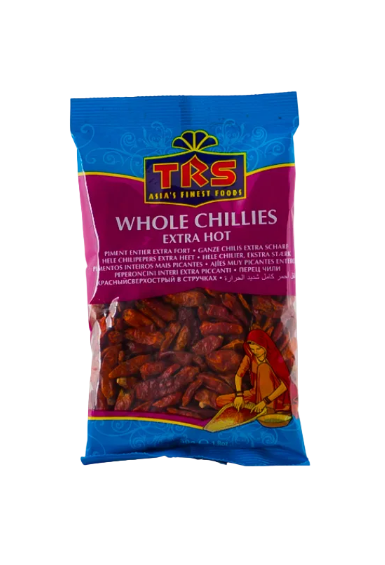 TRS – 50g Whole Chilies Extra Hot