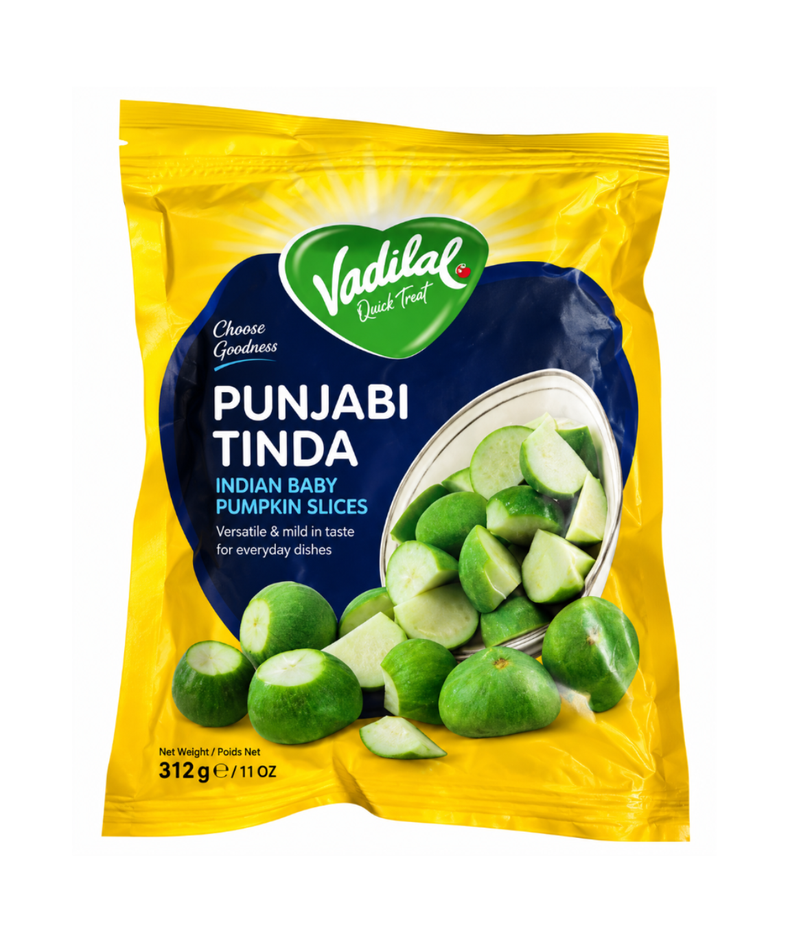 Vadilal – 312 g Frozen Punjabi Tinda